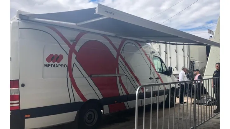Esta es la camioneta del VAR.