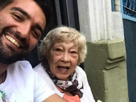 Cauteruccio le festeja el cumpleaños a su fan número 1: su abuelita