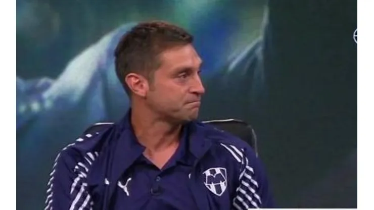 Alonso durante la entrevista en la que habló de Caixinha