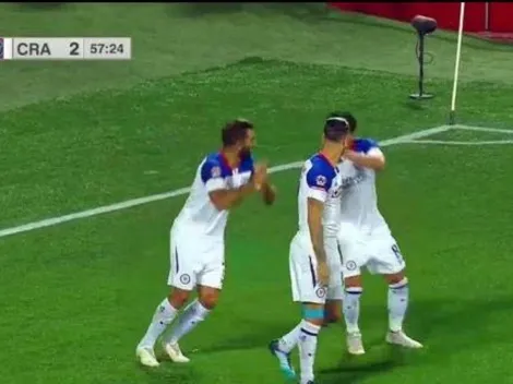 Así fue el gol de Caute que aumentó la cuenta para Cruz Azul