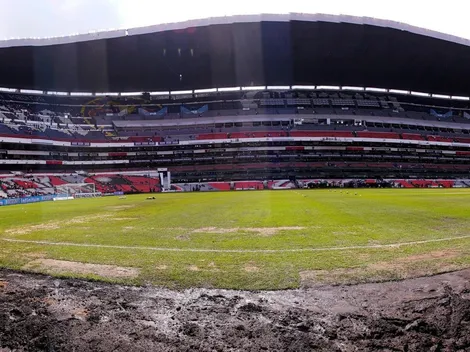 No se sabe cuándo estará al 100% el césped del Azteca