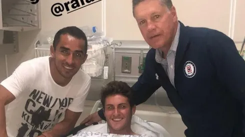 Baca y Peláez con Giménez