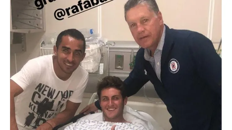 Baca y Peláez con Giménez