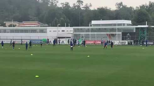 La Máquina entrenó en el CAR esta mañana.