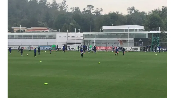 La Máquina entrenó en el CAR esta mañana.