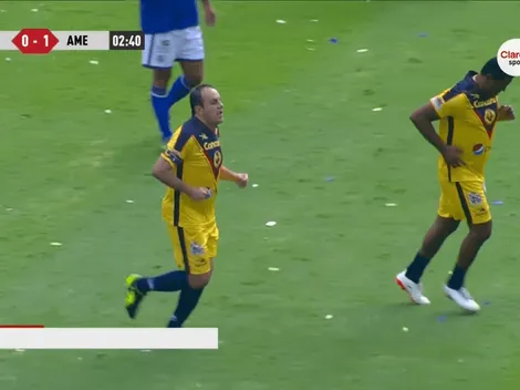 VÍDEO: Gol de Blanco de penal para al América ante Cruz Azul