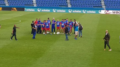 Todos los históricos llegaron esta tarde al Estadio Azul.