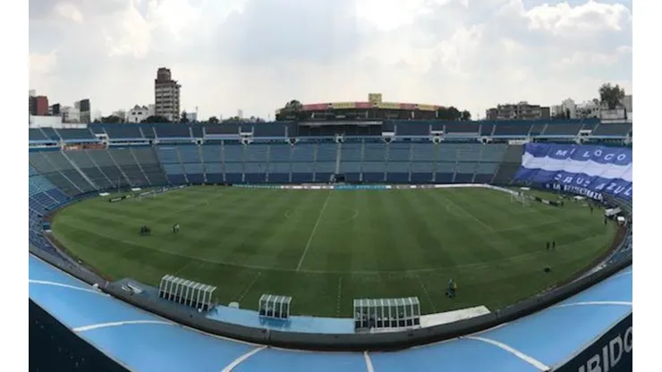 Estadio Azul mantiene su cancha en perfectas condiciones.