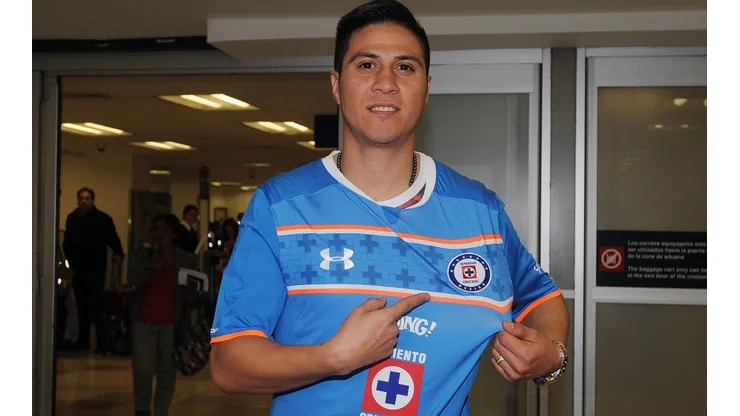 Cristaldo jugó un semestre en 2016 en Cruz Azul.