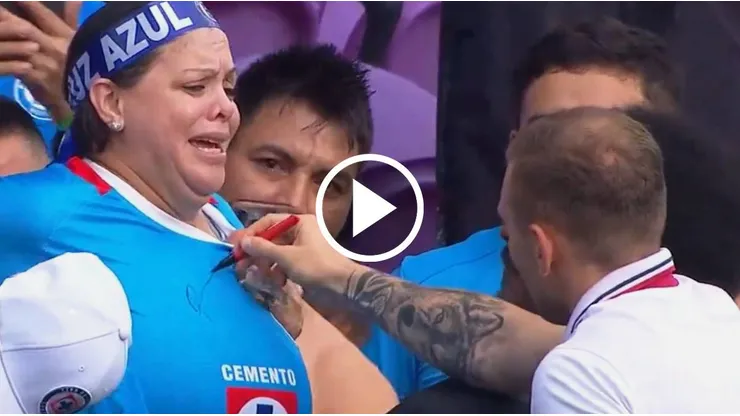 El gran gesto que tuvo Rodo Rotondi con una aficionada de Cruz Azul