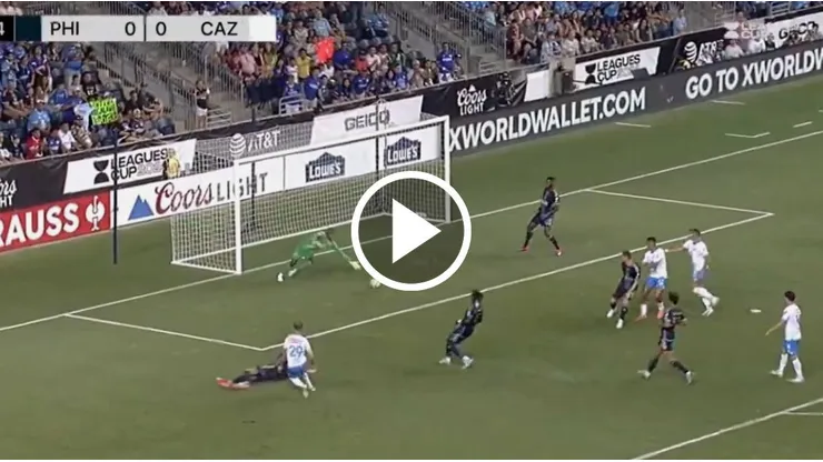El golazo de Cruz Azul para el 1 a 0 ante Philadelphia.