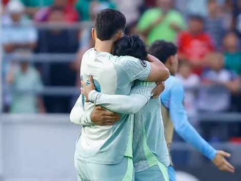 El abrazo de gol que no se vio en TV: Levy y Morales