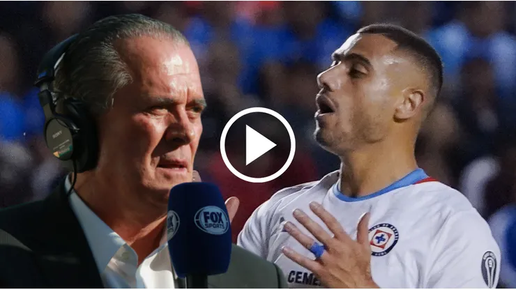 Raúl Orvañanos y una increíble falla al nombrar a Giakoumakis de Cruz Azul.