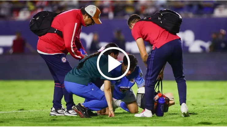 Asustó a todo Cruz Azul: la reacción de Jorge Sánchez a su golpe