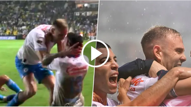 Un emotivo festejo bajo la lluvia.