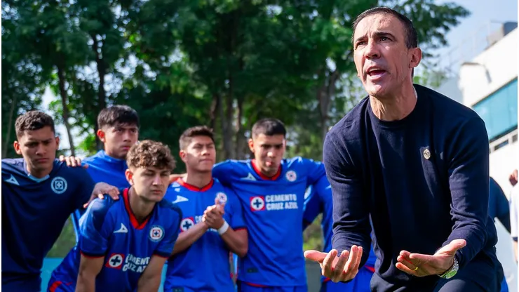 Vicente Sánchez es el DT de Cruz Azul Sub 23.