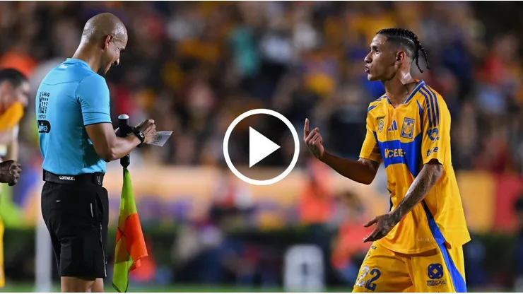 El gesto de Uriel Antuna al árbitro tras anular su gol en Tigres