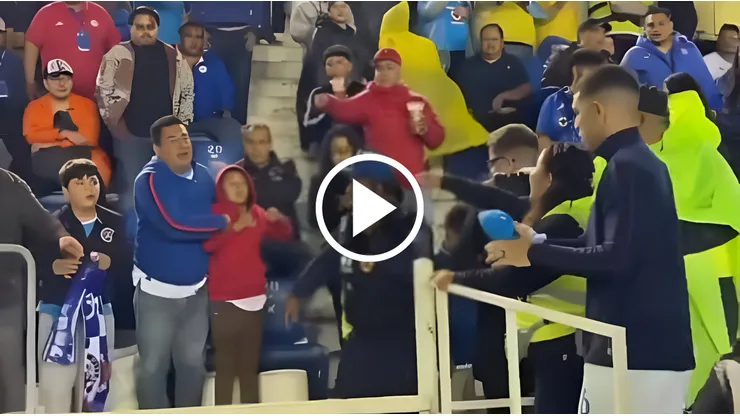 Gran gesto de Erik Lira con un pequeño fanático de Cruz Azul