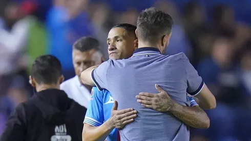 El técnico se acordó del delantero en rueda de prensa.