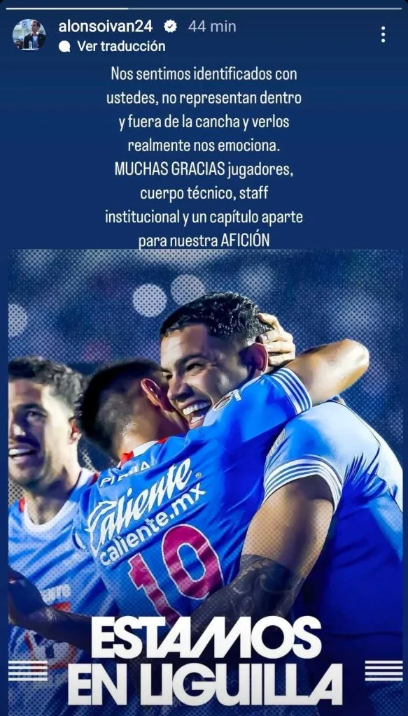 El mensaje de Iván Alonso en redes sociales