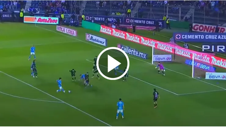 Lorenzo Faravelli y su golazo en Cruz Azul vs. FC Juárez