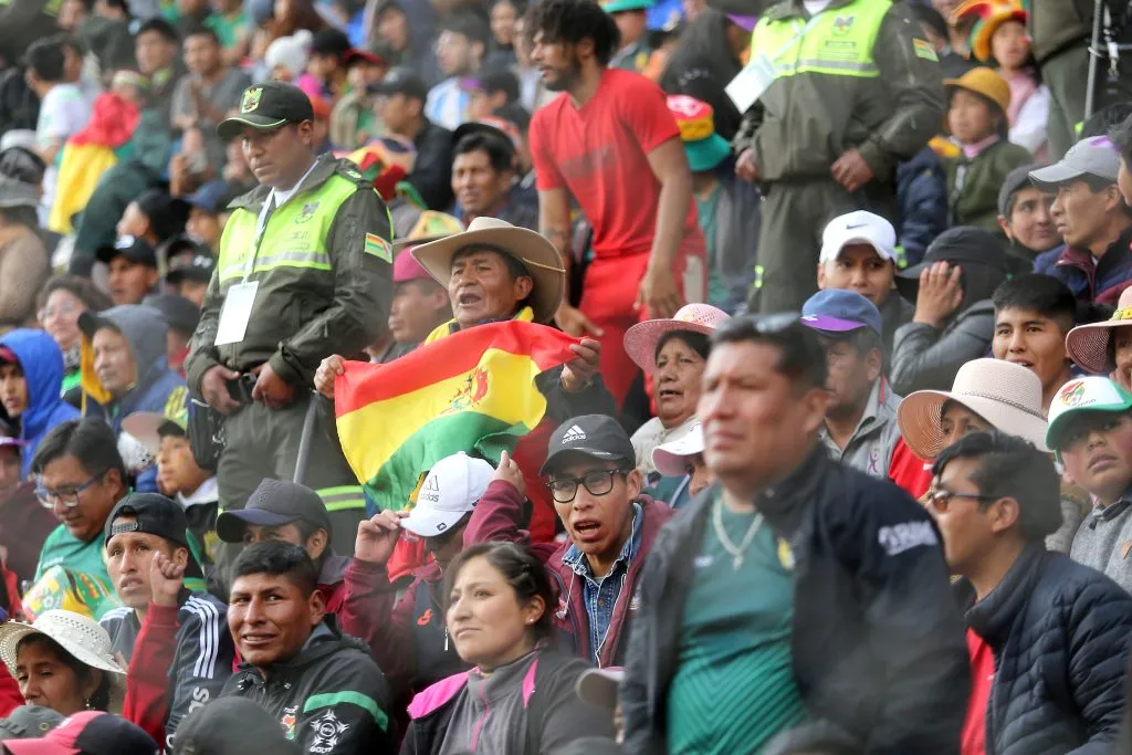 Aficionados de Bolivia en El Alto (Getty)