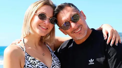 Chaco Giménez con su hija Agustina.