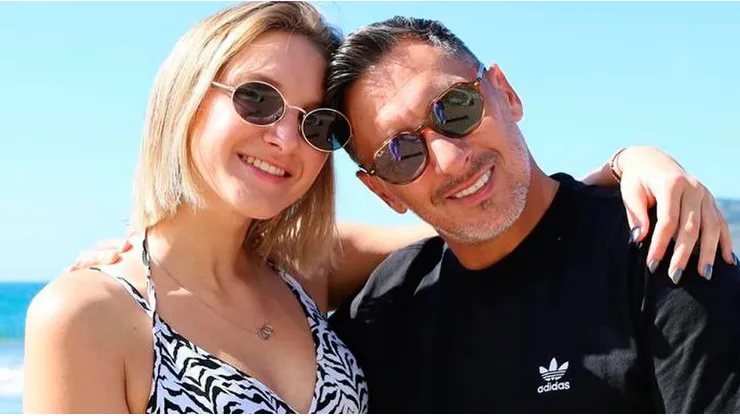 Chaco Giménez con su hija Agustina.