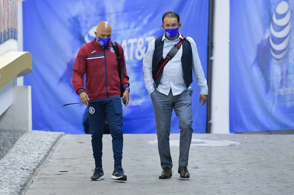 Óscar Pérez y Juan Reynoso, en enero de 2021. (Imago 7)