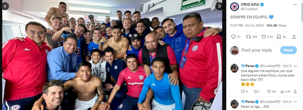 Publicación de CAZ en redes y pregunta de un aficionado