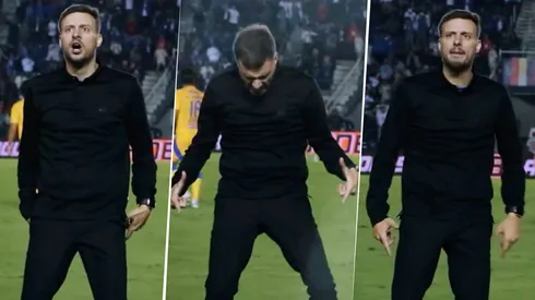 Martín Anselmi recordó su efusivo festejo ante Tigres.