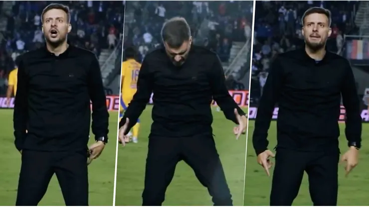 Martín Anselmi recordó su efusivo festejo ante Tigres.