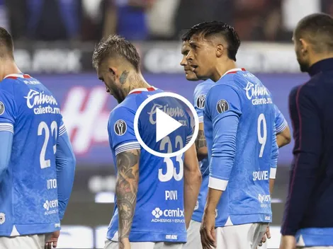 Así se retiraron los jugadores de Cruz Azul tras la goleada