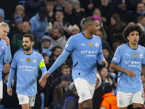 La cara de drama de un defensor del City tras el tanto de Giménez