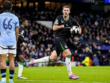 El heroíco gol de Santi Giménez contra el Manchester City en Champions League
