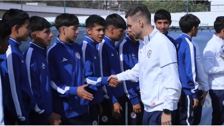 Martín Anselmi reconoció a Cruz Azul Sub 14.