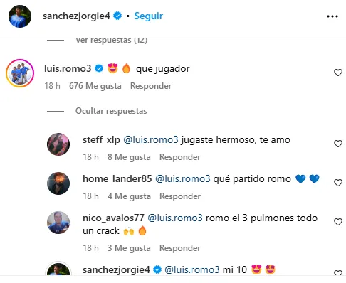 La respuesta de Sánchez a la reacción de Romo