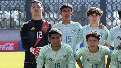 César Villaluz fue titular con la Selección Mexicana Sub 16.
