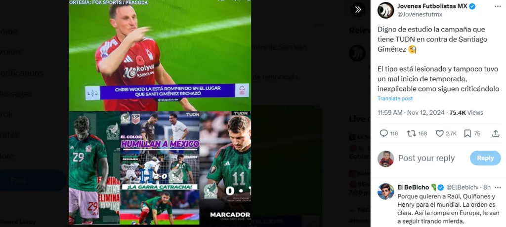 Publicación que denuncia la persecución contra Giménez