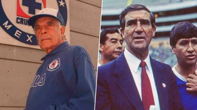 Ignacio Trelles y Raúl Cárdenas, los dos históricos y grandes DT de Cruz Azul. (JAM Media)
