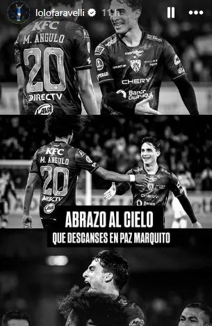 Publicación de Lorenzo Faravelli en IG