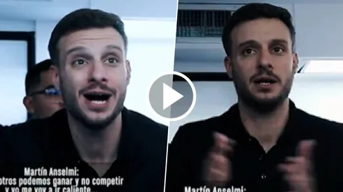 Martín Anselmi dejó una imborrable arenga en el vestidor.