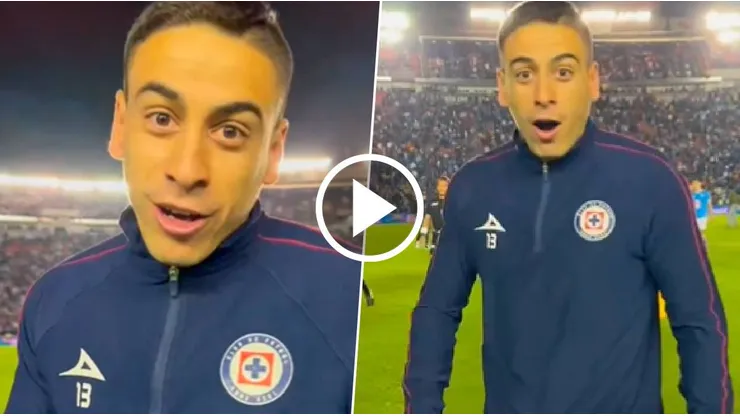 Camilo Cándido festejó el récord de puntos de Cruz Azul.
