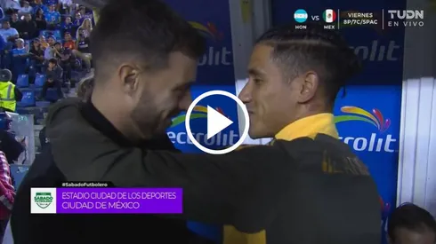 Uriel Antuna se reencontró con Anselmi y sus excompañeros.