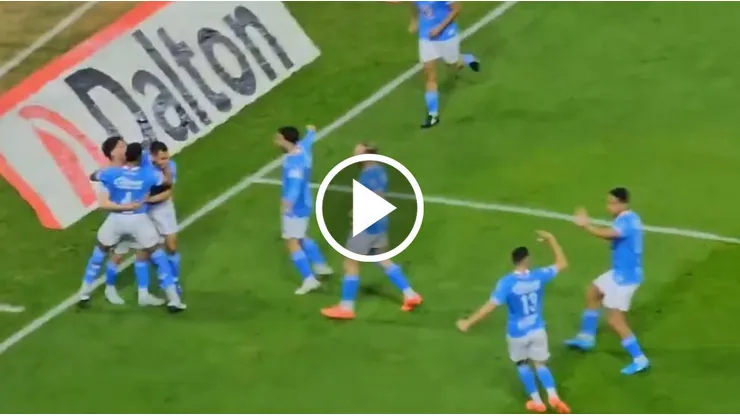 El detalle en la celebración de Alexis Gutiérrez tras su golazo