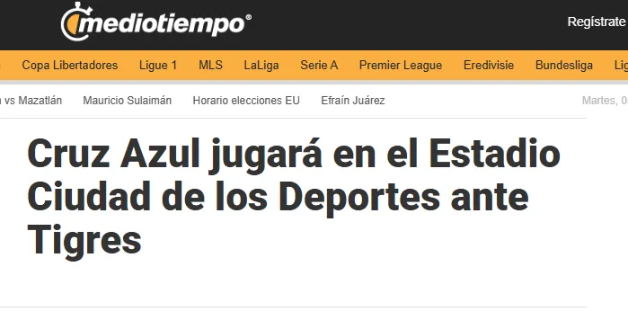 Información de Mediotiempo