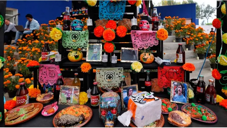 Cruz Azul le rindió homenaje a sus leyendas en su ofrenda.