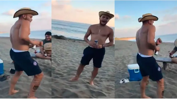 Un video de Cabecita Rodríguez en la playa desató críticas.