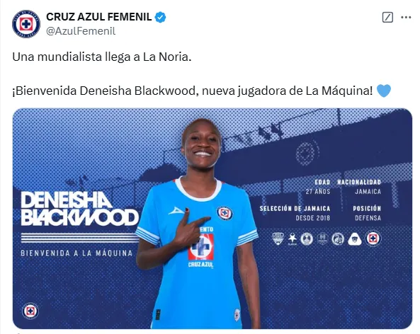 Cruz Azul presentó sus fichajes en redes sociales