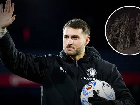 Vacaciones de ensueño: Santi y Chaco Giménez desde la nieve